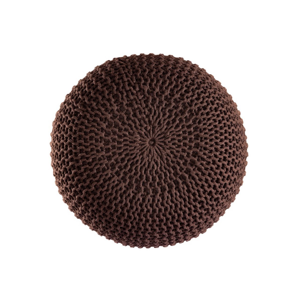 PREMIUM Pouf Sitzpouf Strickhocker Strickpuff Ø 55 cm Innen & Außen waschbar brillante Farben!