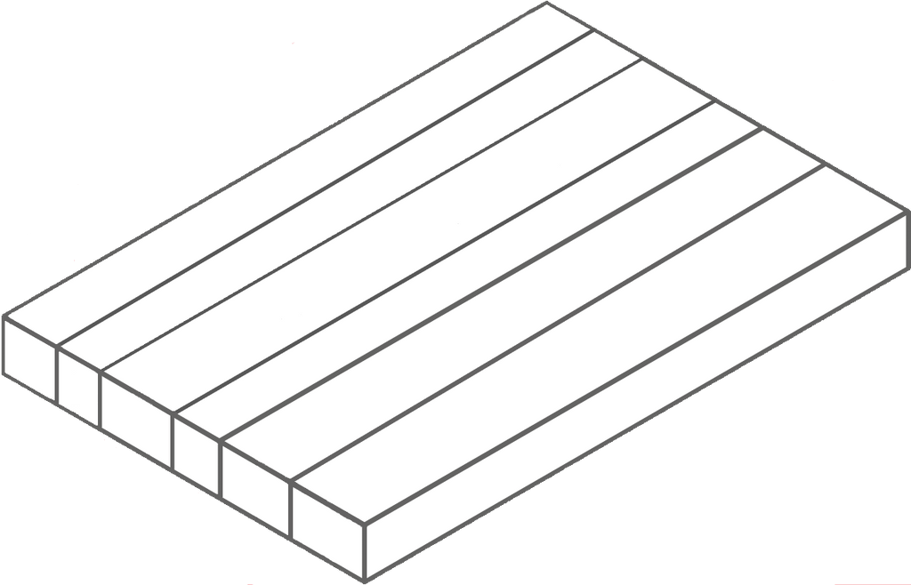 Tischplatte Asteiche Epoxidharz transparent kantig "Larbon"
