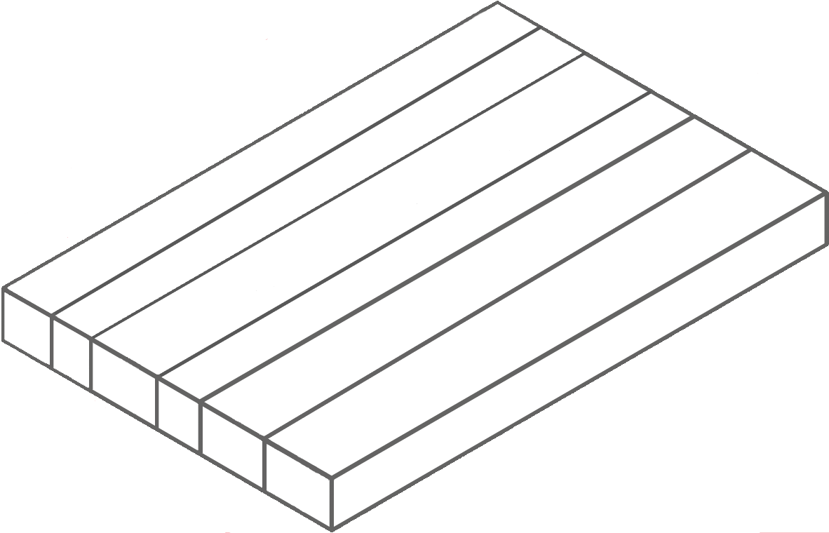 Tischplatte Asteiche Epoxidharz transparent kantig "Larbon"