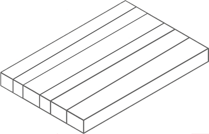 Tischplatte Asteiche Epoxidharz transparent kantig "Larbon"