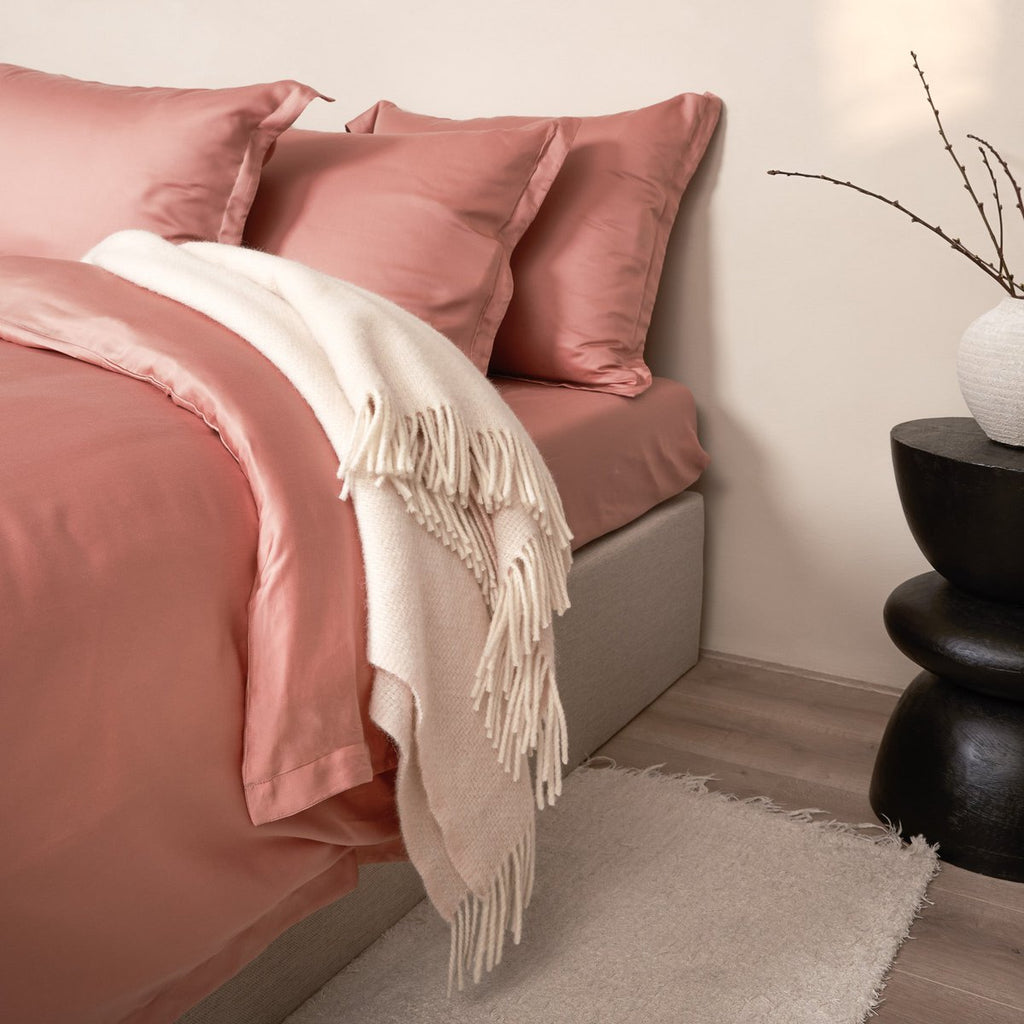 TENCEL™ – Satin-Bettbezug Terra Pink