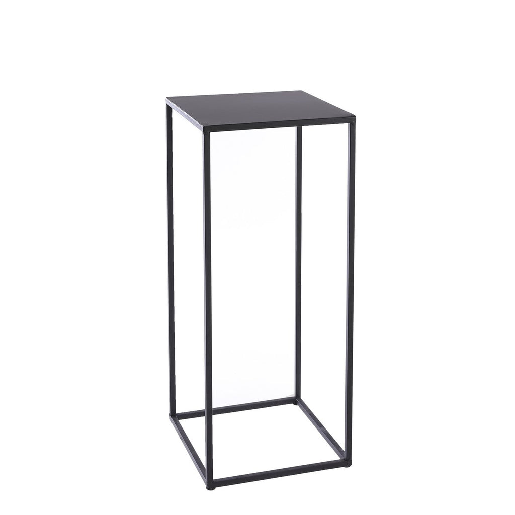 Quinty Beistelltisch – 3er-Set – L30 x B30 x H70 cm – Metall – Schwarz