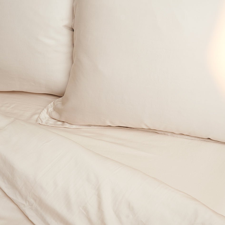 TENCEL™ – Twill-Bettbezug Beige