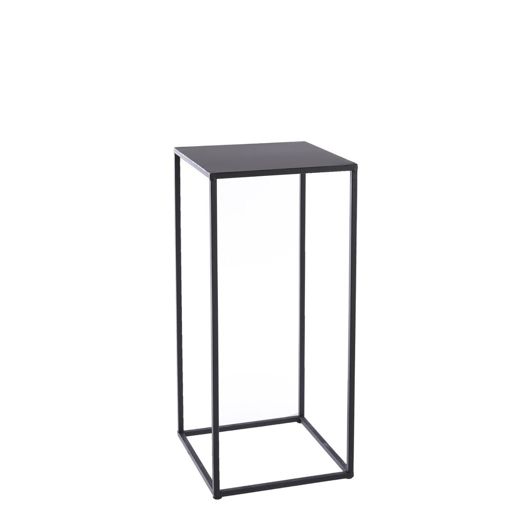 Quinty Beistelltisch – 3er-Set – L30 x B30 x H70 cm – Metall – Schwarz