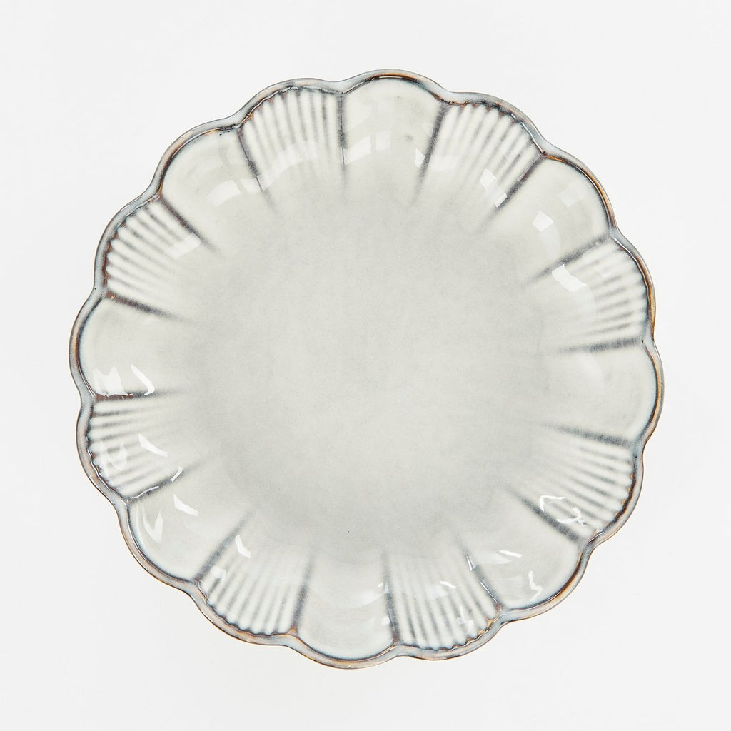 Korfu-Schüssel – H5 x Ø19 cm – Keramik – Grau