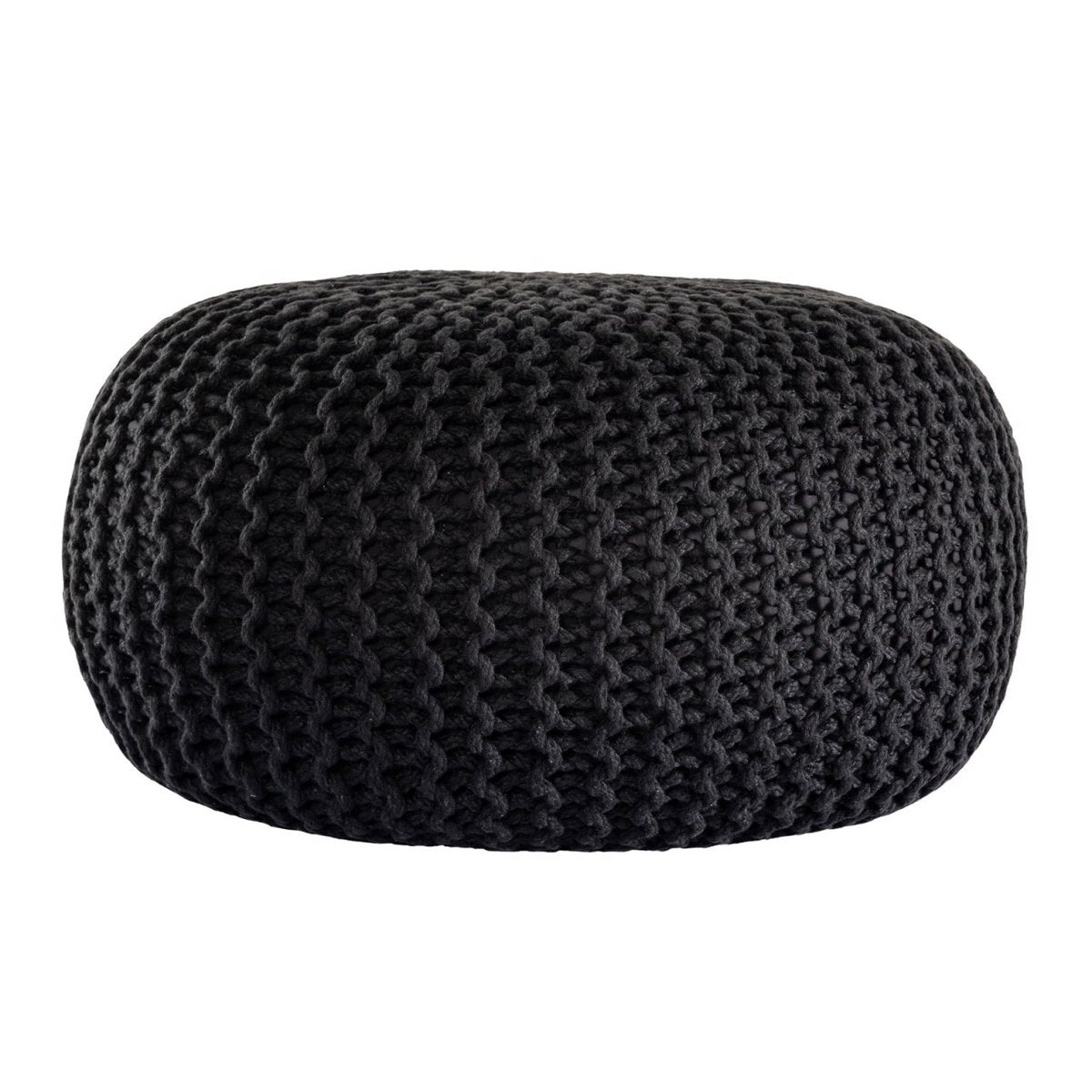 PREMIUM Pouf Sitzpouf Strickhocker Strickpuff Ø 55 cm Innen & Außen waschbar brillante Farben!