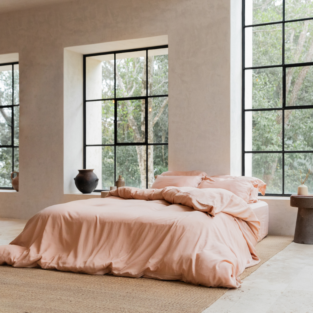 TENCEL™ – Twill-Bettbezug Pfirsich