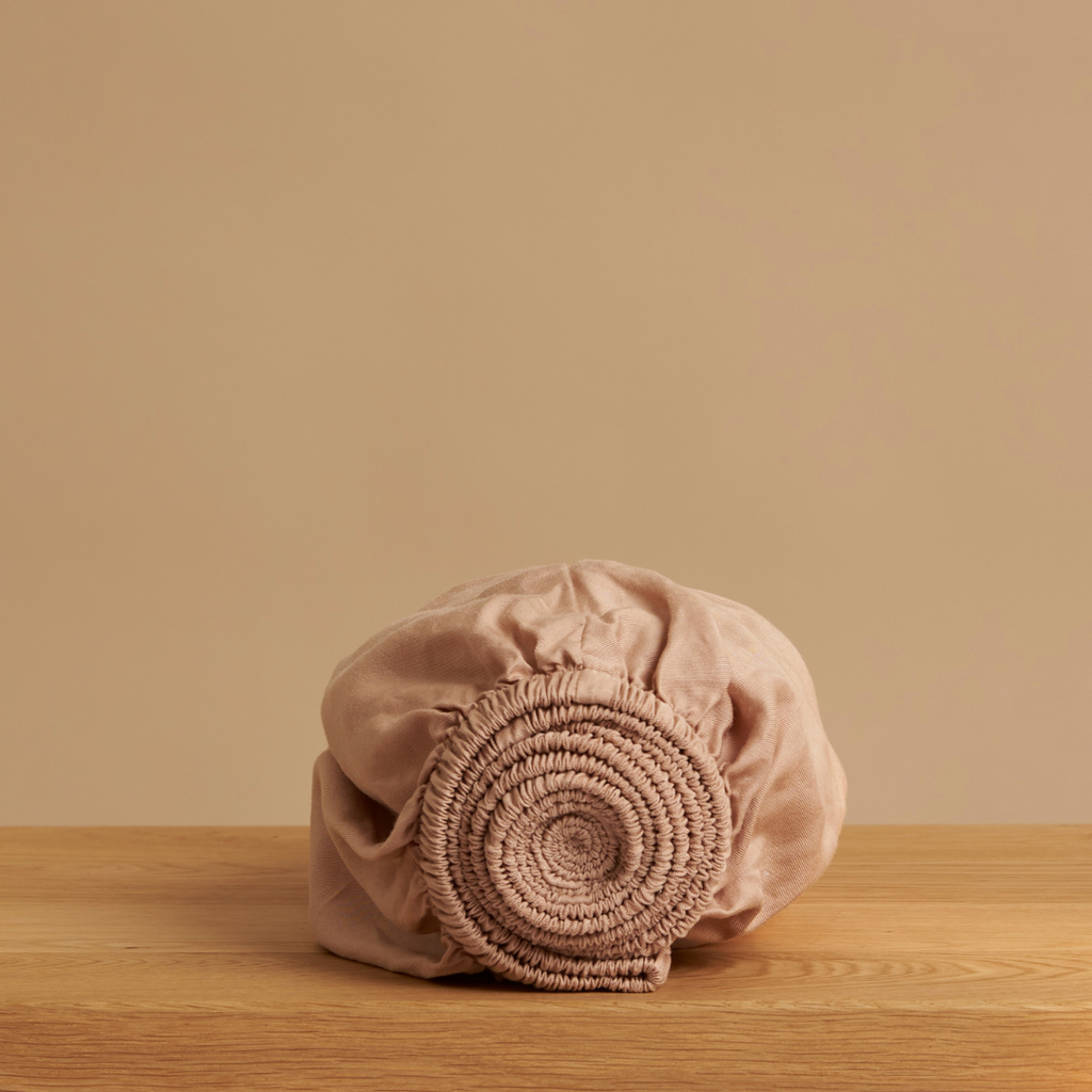 TENCEL™ – Twill-Spannbettlaken, Pfirsich