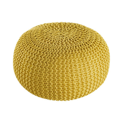 PREMIUM Pouf Sitzpouf Strickhocker Strickpuff Ø 55 cm Innen & Außen waschbar brillante Farben!