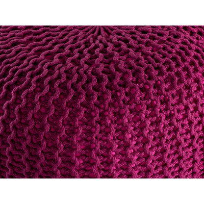 PREMIUM Pouf Sitzpouf Strickhocker Strickpuff Ø 55 cm Innen & Außen waschbar brillante Farben!