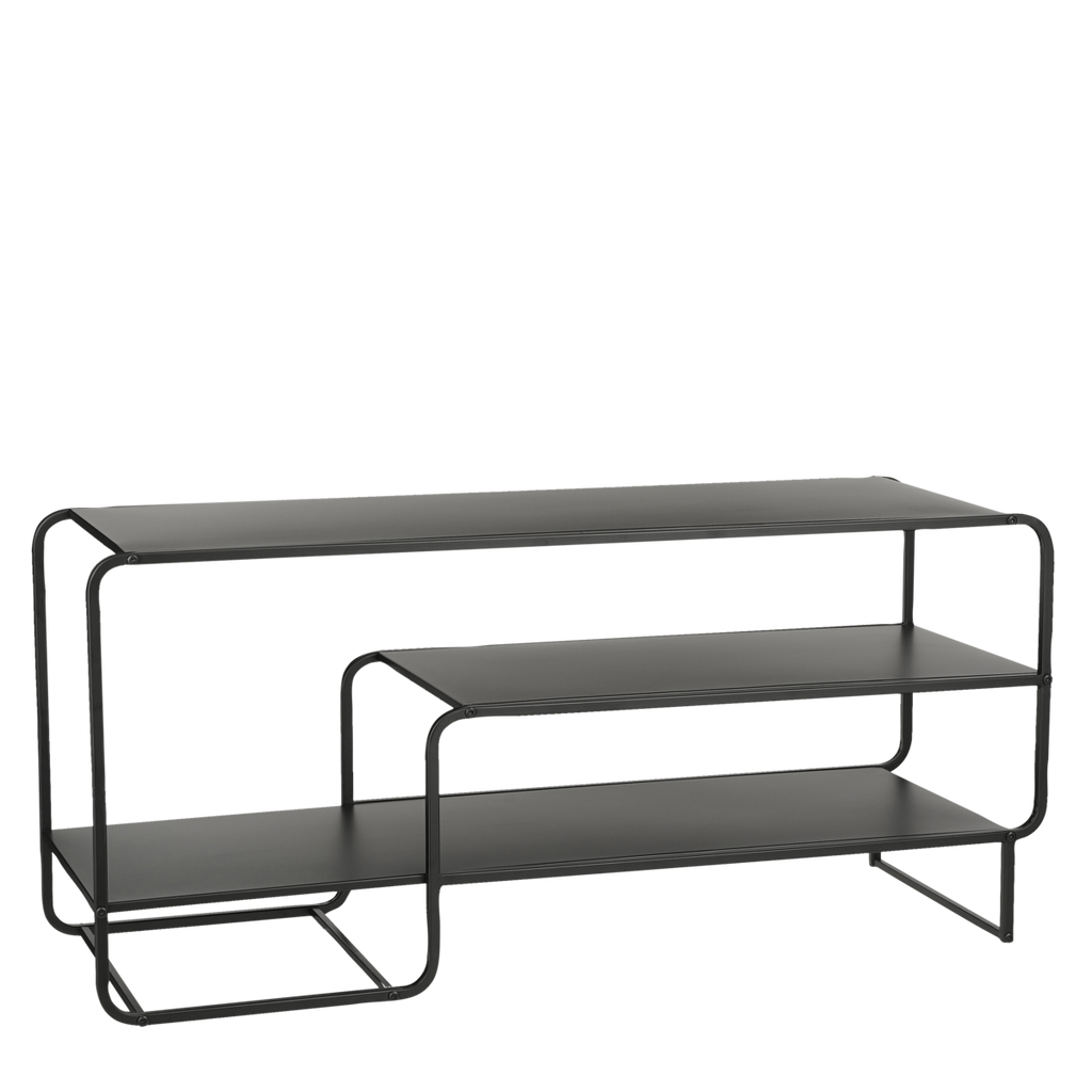 Jules Couchtisch – L110 x B38 x H50 cm – Metall – Schwarz