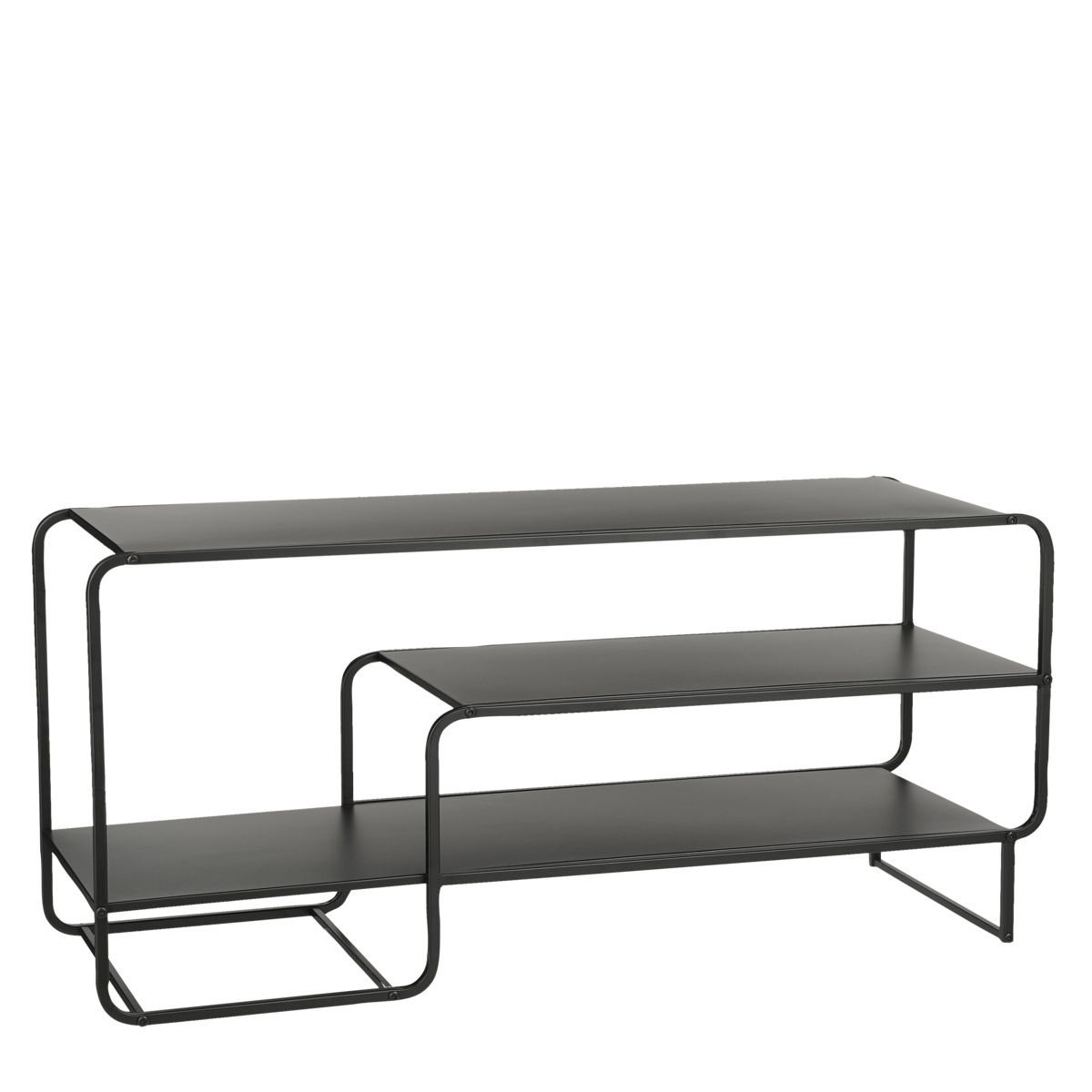 Jules Couchtisch – L110 x B38 x H50 cm – Metall – Schwarz