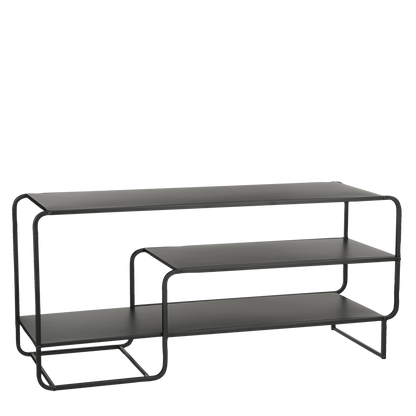 Jules Couchtisch – L110 x B38 x H50 cm – Metall – Schwarz