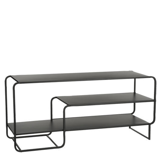 Jules Couchtisch – L110 x B38 x H50 cm – Metall – Schwarz