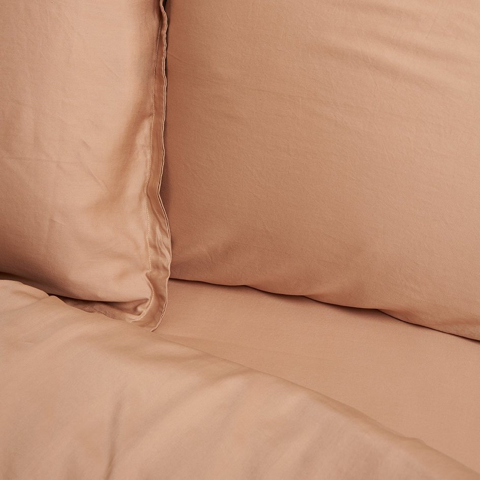 TENCEL™ – Twill-Bettbezug Pfirsich