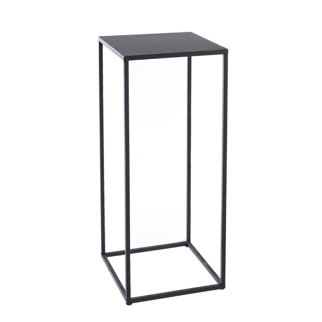 Quinty Beistelltisch – 3er-Set – L30 x B30 x H70 cm – Metall – Schwarz