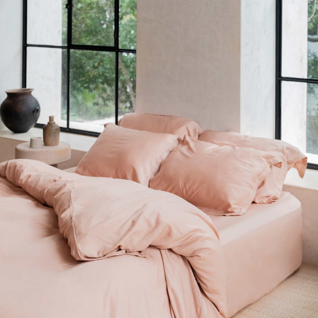 TENCEL™ – Twill-Bettbezug Pfirsich