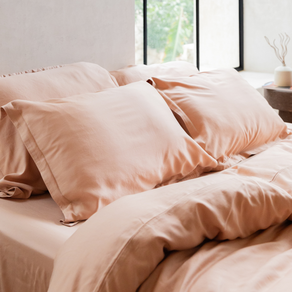 TENCEL™ – Twill-Bettbezug Pfirsich